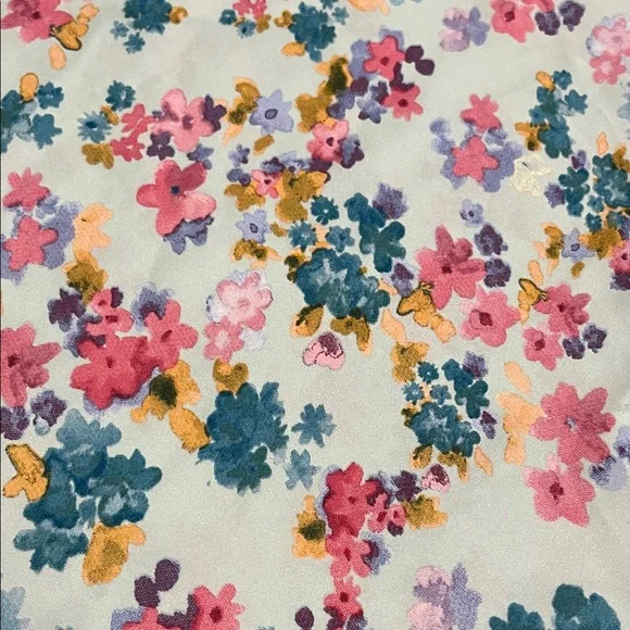 Zara Multicolor Floral Midi Dress - Picture 5 of 5